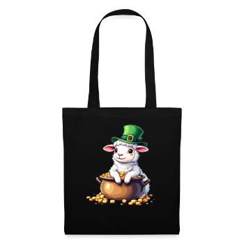 Mouton Tenue de la Saint-Patrick Berger Mouton - Sac en tissu - noir - Devant