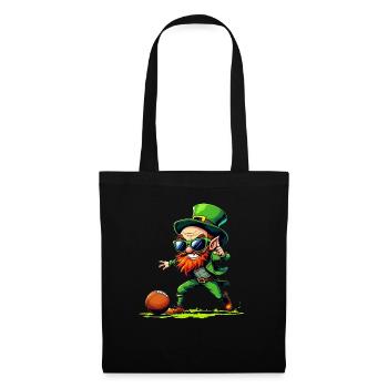 Football Leprechaun Sport St. Patrick's Day - Tote Bag - black - Front