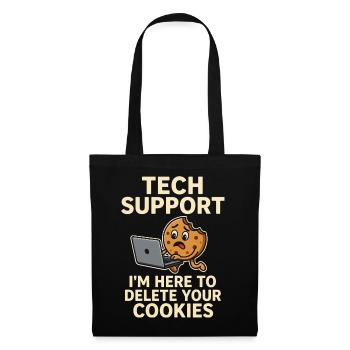 Tech Support I'm Here To Delete Your Cookies - Tote Bag - black - Front