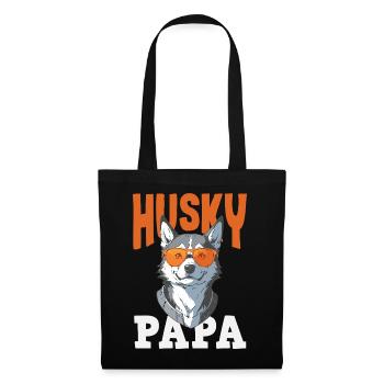Drôle Husky Husky Propriétaire Husky Propriétaire Cadeau - Sac en tissu - noir - Devant