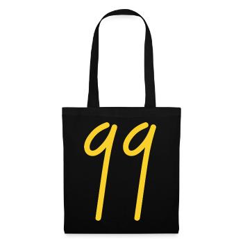 99 - Sac en tissu - noir - Devant