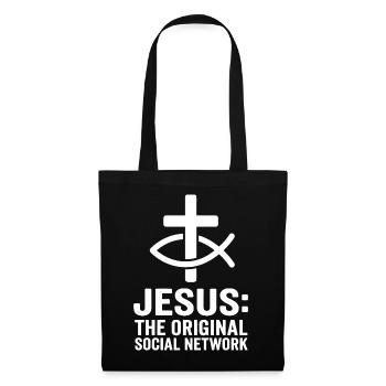 Jesus The Original Social Network - Tote Bag - black - Front