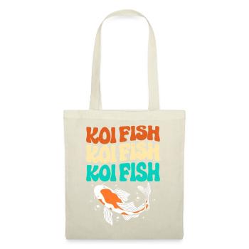 Poisson koi carpe koi koi - Sac en tissu - nature - Devant