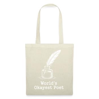 Okayste Dichter-Tintenflasche - Stoffbeutel - Natur - Vorne