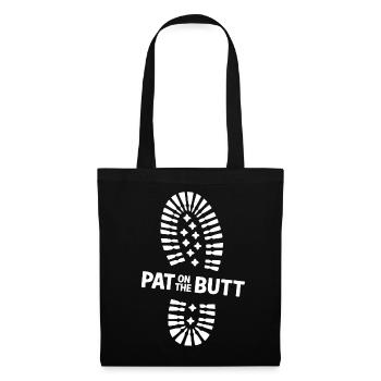 Pat on the Butt Bootprint - Tote Bag - black - Front