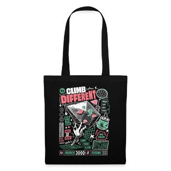 Boulder More Climbing Motivation - Tote Bag - black - Front