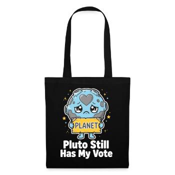 Pluto Still Has My Vote - Stoffbeutel - Schwarz - Vorne