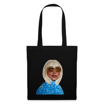 Von der Königin zur Prinzessin - Stoffbeutel - Schwarz - Vorne