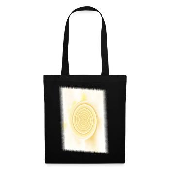 Yellow Spiral Solar Circle - Tote Bag - black - Front