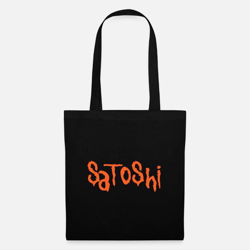 Satoshi - Stoffbeutel - Schwarz