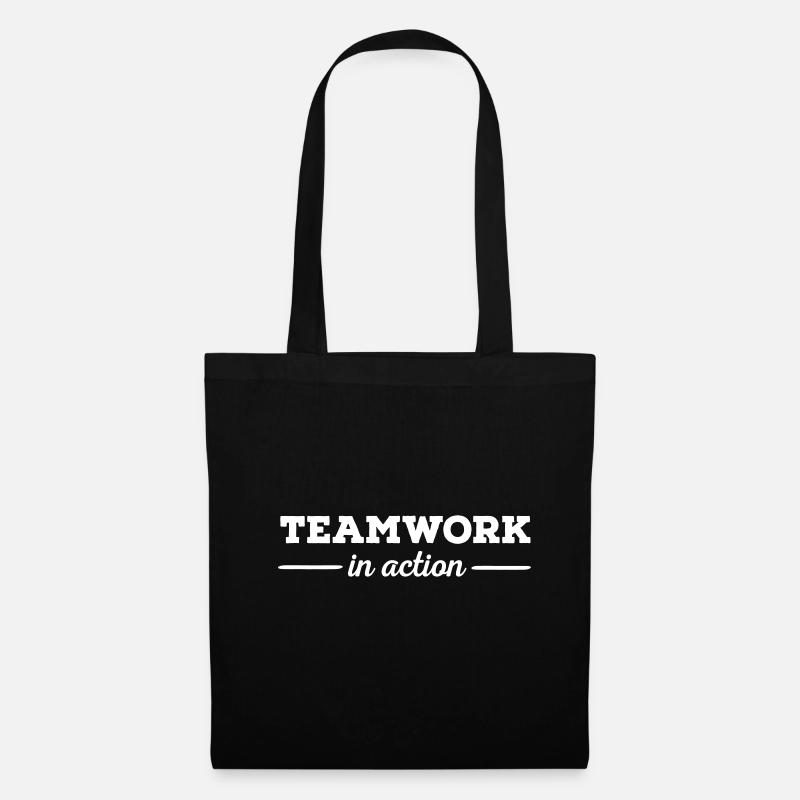 Teamwork - Stoffbeutel - Schwarz