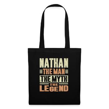 Nathan The Man - Tote Bag - black - Front