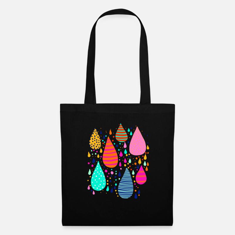 raindrop - Tote Bag - black