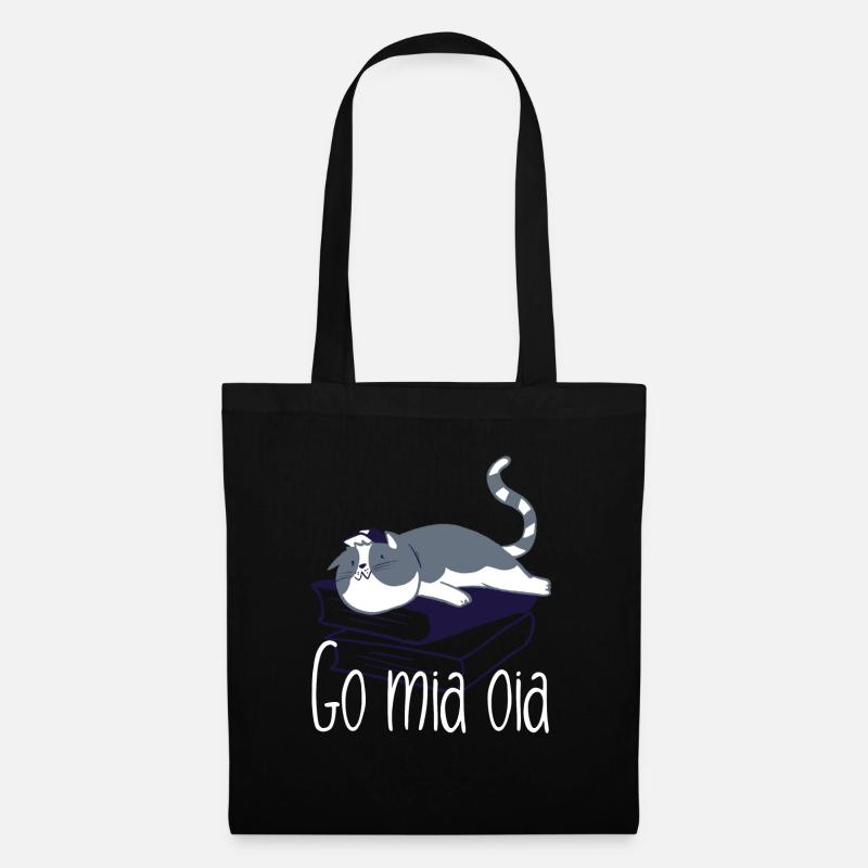 Geh mein oia - Stoffbeutel - Schwarz