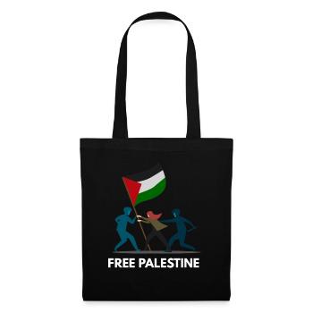 Palestine libre - Sac en tissu - noir - Devant