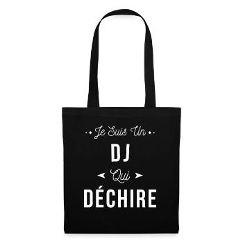 Je Suis Un DJ Qui Déchire - Sac en tissu - noir - Devant