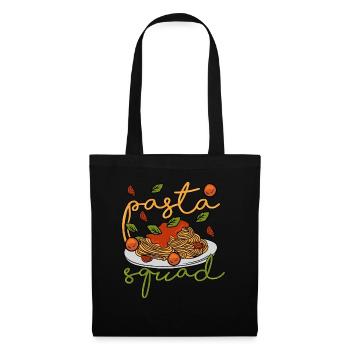 Pasta Squad Spaghetti Ironic Dicton Cuisine - Sac en tissu - noir - Devant