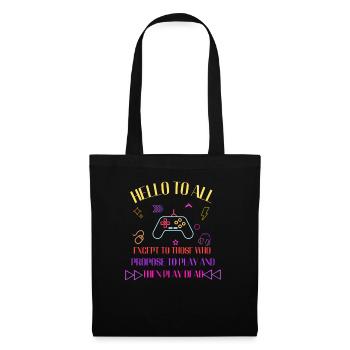 Online ghost gamer - Tote Bag - black - Front