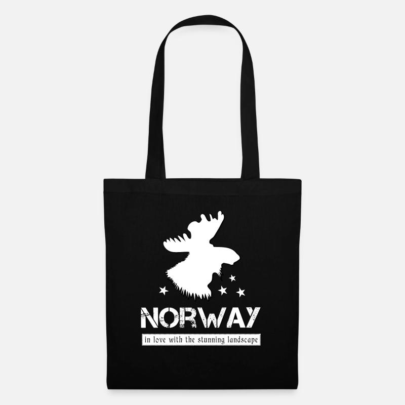Norway norge - Stoffbeutel - Schwarz