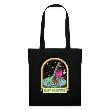 Stay positive no matter where you are. - Tote Bag - black - Front