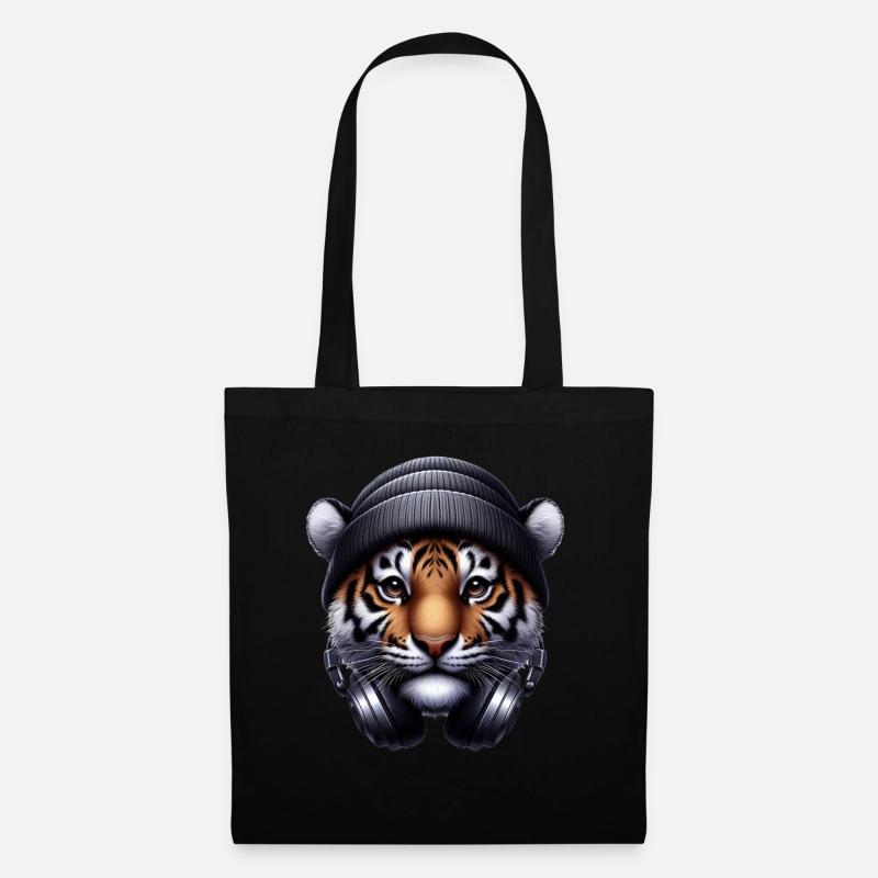 tiger - Tote Bag - black
