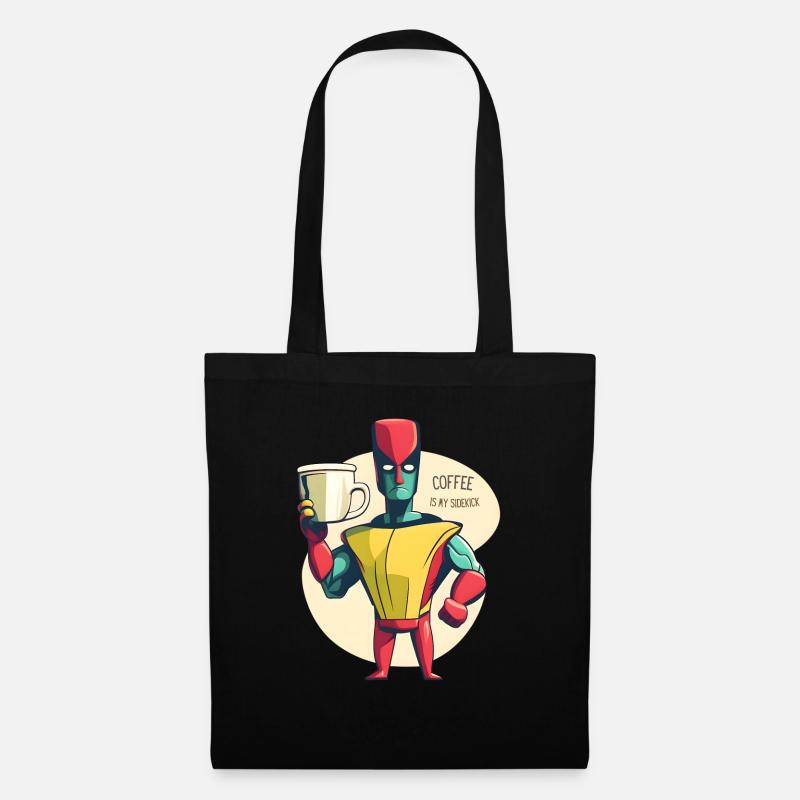 Coffee Hero - Tote Bag - black