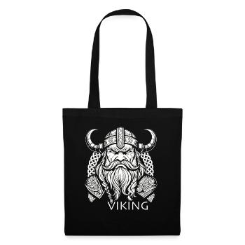 Wikinger - Stoffbeutel - Schwarz - Vorne