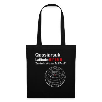 Greenland - Qassiarsuk is not for sale! F--- off! - Tote Bag - black - Front