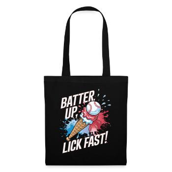 Batter Up Lick Fast Baseball Treat - Stoffbeutel - Schwarz - Vorne