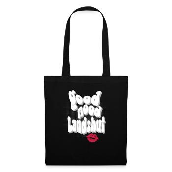 Good Mood Shirt im Landshut Design - Stoffbeutel - Schwarz - Vorne