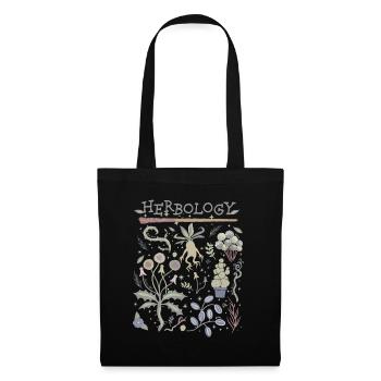 Harry Potter Herbology Botanische Kräuter Design - Stoffbeutel - Schwarz - Vorne