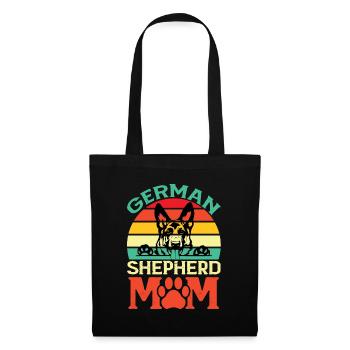 German Shepherd Mama Mom Dog Dogs - Tote Bag - black - Front