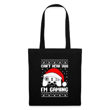 I can't hear you I gamble gamer gaming - Tote Bag - black - Front