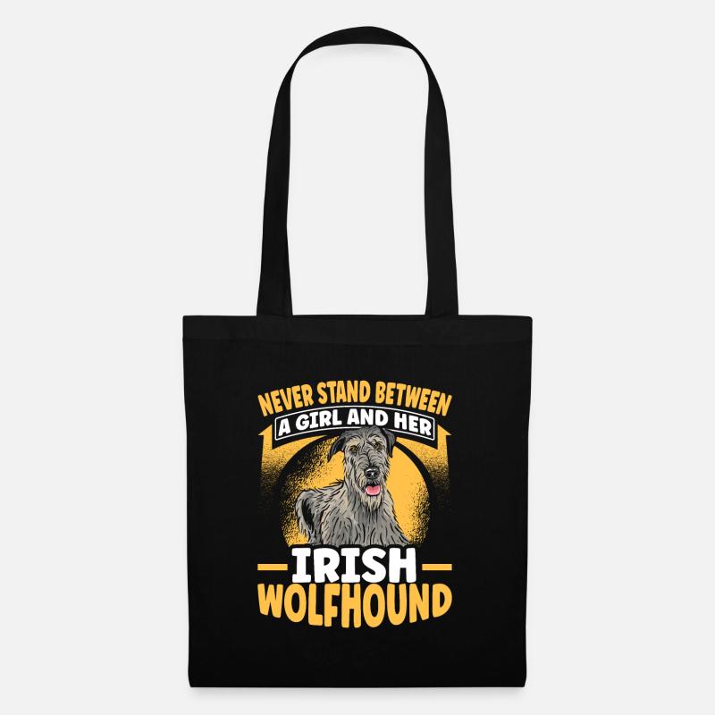 Irish wolfhound - Tote Bag - black