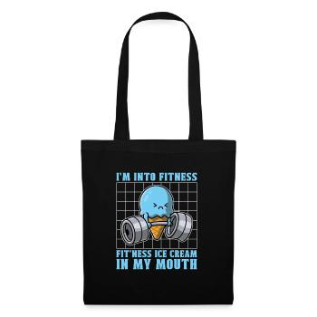 I'm into fitness-fit-ness-ice cream In My mouth - Tote Bag - black - Front