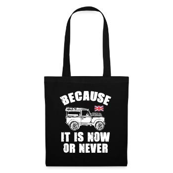 Landy parce que c’est maintenant ou jamais - Sac en tissu - noir - Devant