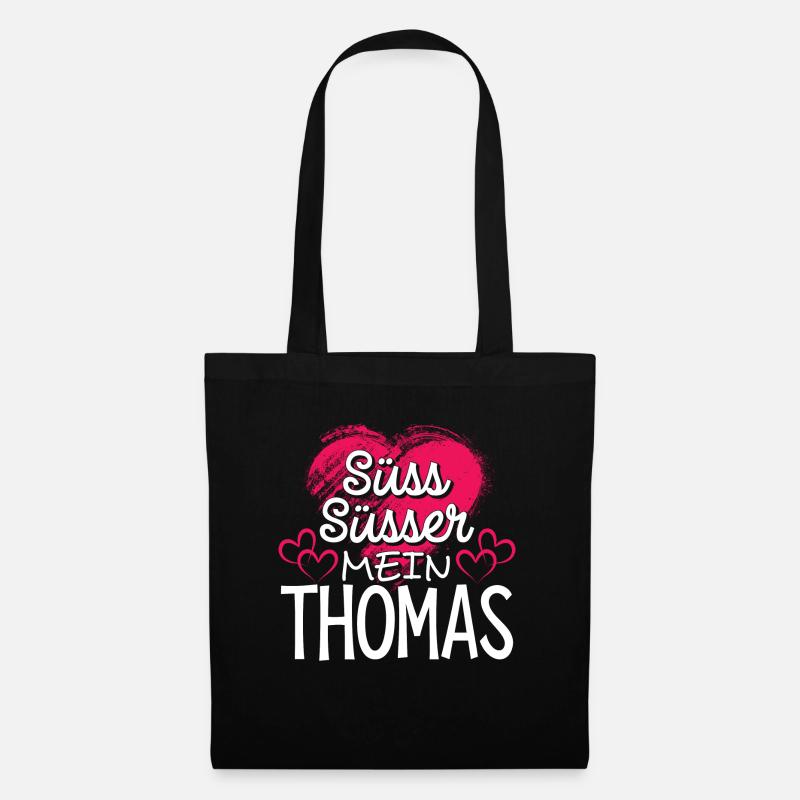 THOMAS - süss - Stoffbeutel - Schwarz
