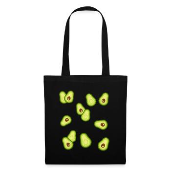 Avocado - Stoffbeutel - Schwarz - Vorne