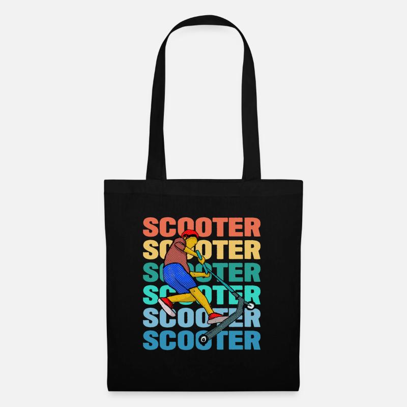 Scootering bunt - Stoffbeutel - Schwarz