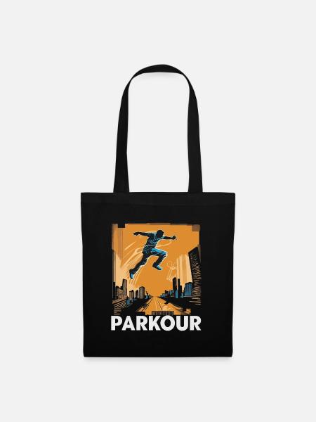 Parkour Urban - Stoffbeutel - Schwarz