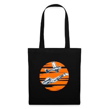 Skydiving Skydiver Sunset - Tote Bag - black - Front