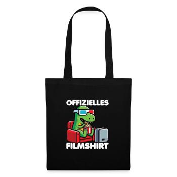 Offizielles Filmshirt Filmfans Cineasten T-Rex - Stoffbeutel - Schwarz - Vorne