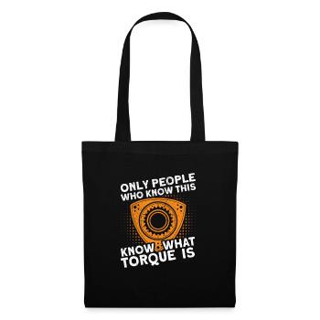 Rotary Wankel Motor Torque Car Engineering Tuning - Tote Bag - black - Front