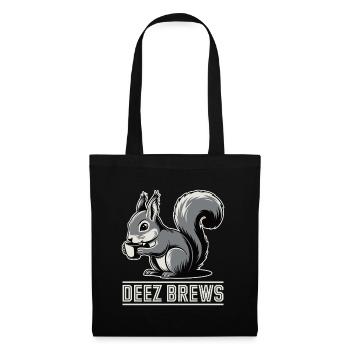 Deez Brews Funny Squirrel Coffee Lover Pun - Sac en tissu - noir - Devant