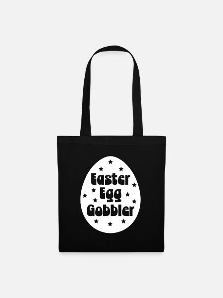 Ostereier-Gobbler - Stoffbeutel - Schwarz