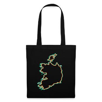 Irland - Stoffbeutel - Schwarz - Vorne