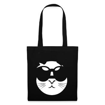 Funny Guinea Pig with Sunglasses Guinea Pigs - Tote Bag - black - Front
