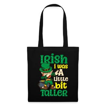 Drôle de St Patricks Day Iris était plus grande - Sac en tissu - noir - Devant