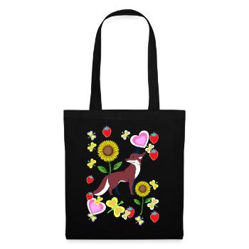 Années 80 Rétro Renard Renards Enfants Enfant Été - Sac en tissu - noir - Devant