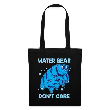 Water Bear Don't Care Tardigrade Microbiology Gift - Tote Bag - black - Front